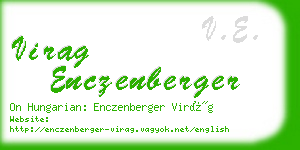 virag enczenberger business card